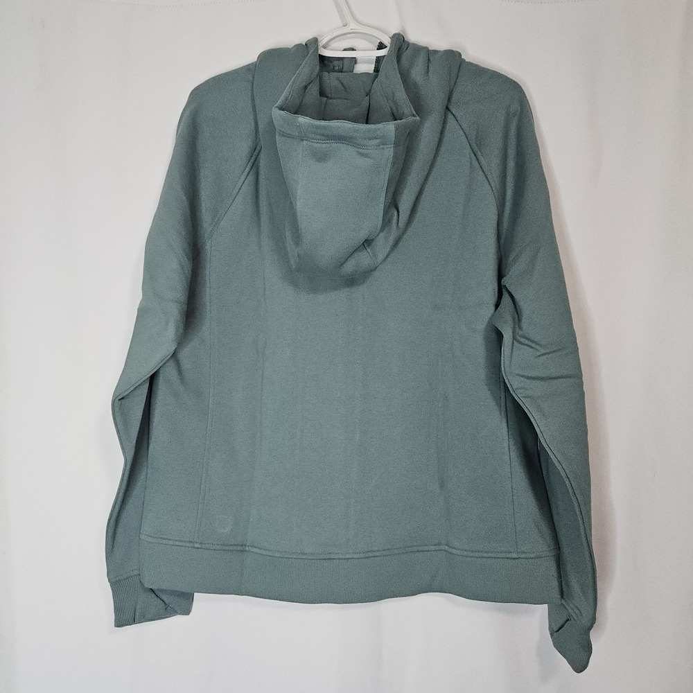 Full Zip Hoodie Women XXL Jade NEW All in Motion Fleece Raglan Athleisure Sporty - Picture 6 of 8